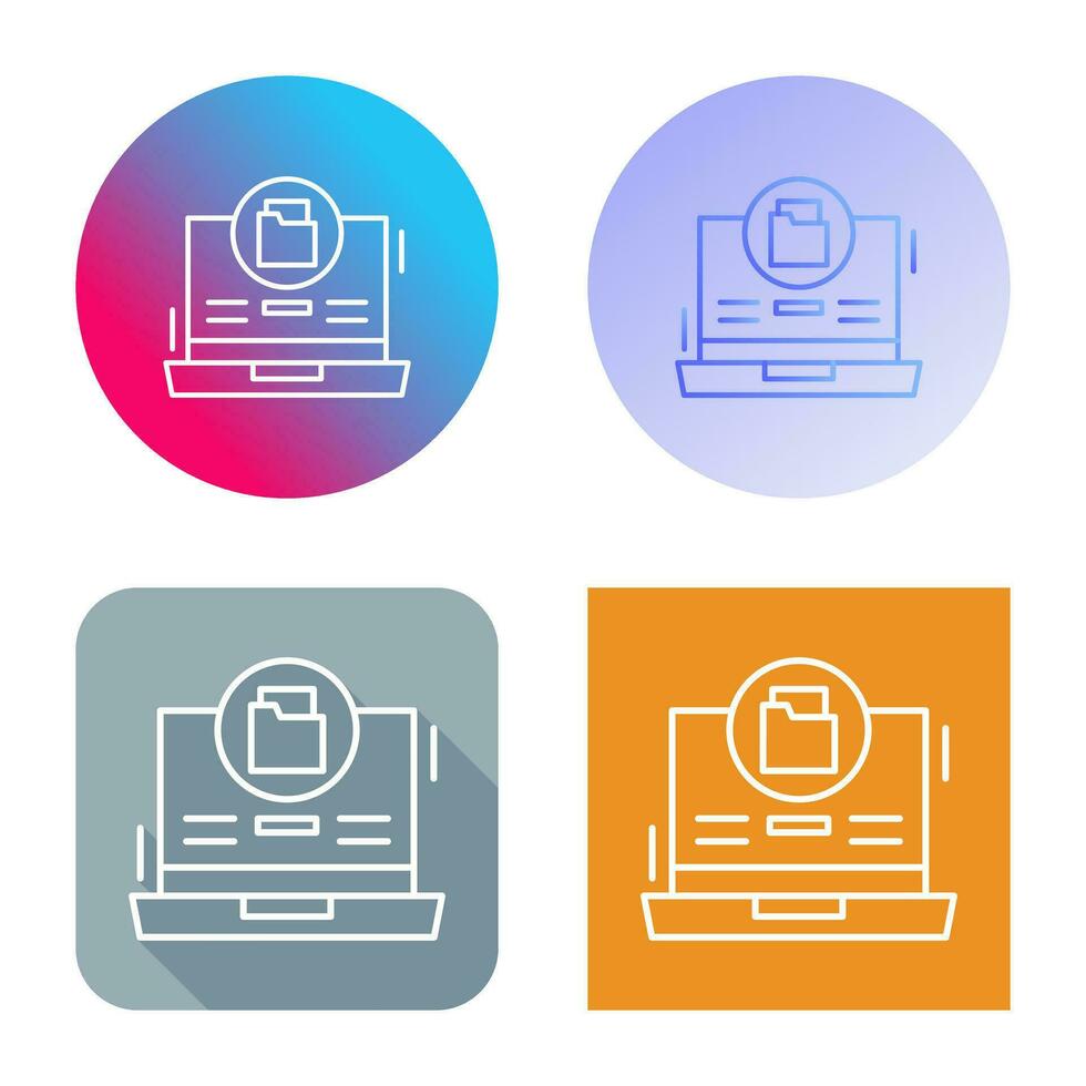 Data Storage Vector Icon