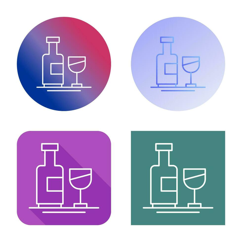Wine Bottle Vector Icon