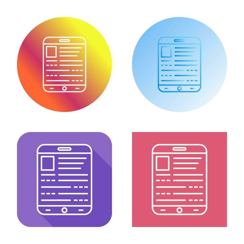 Ebook Vector Icon