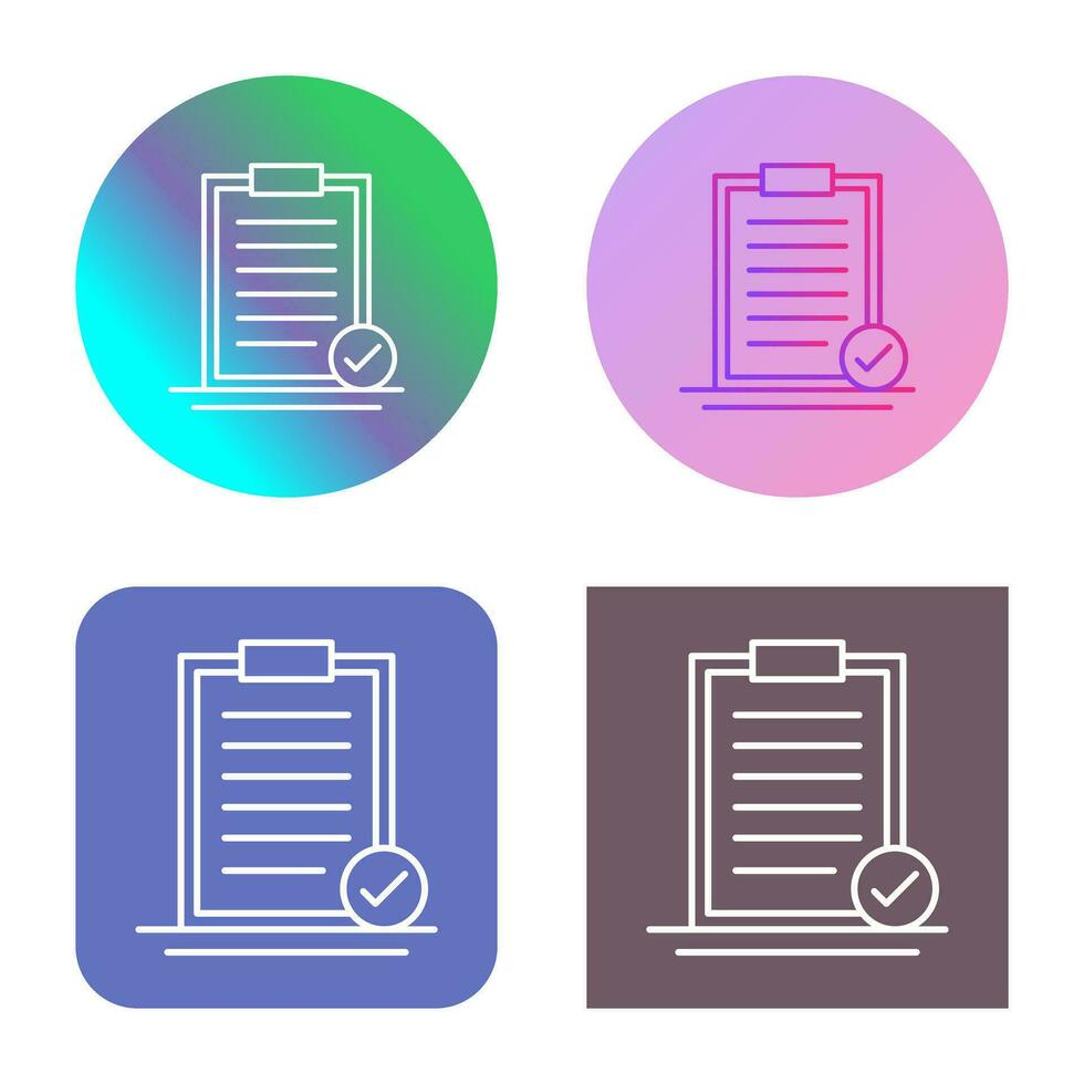 Selected Vector Icon