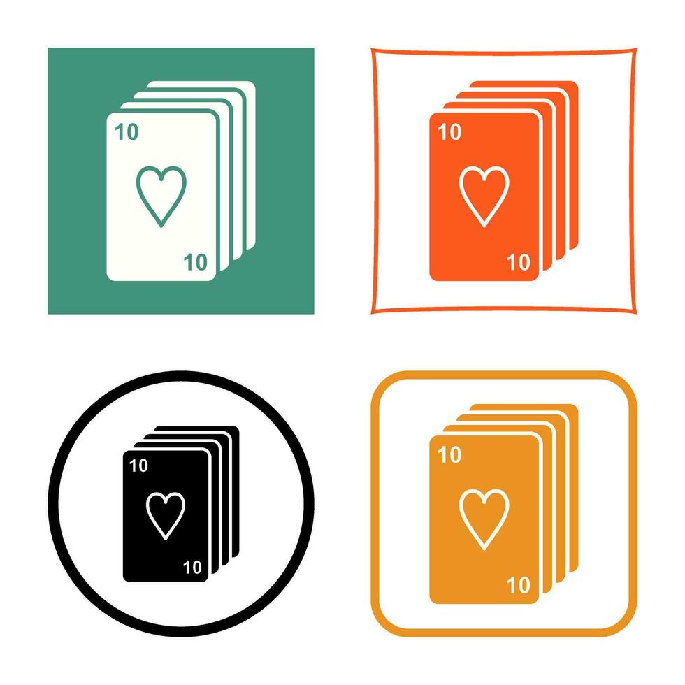 Deck of Cards Vector Icon