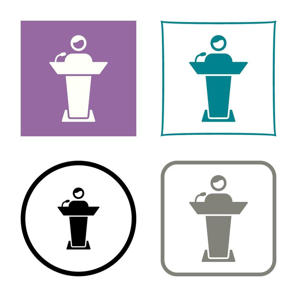 Elected Candidate Vector Icon