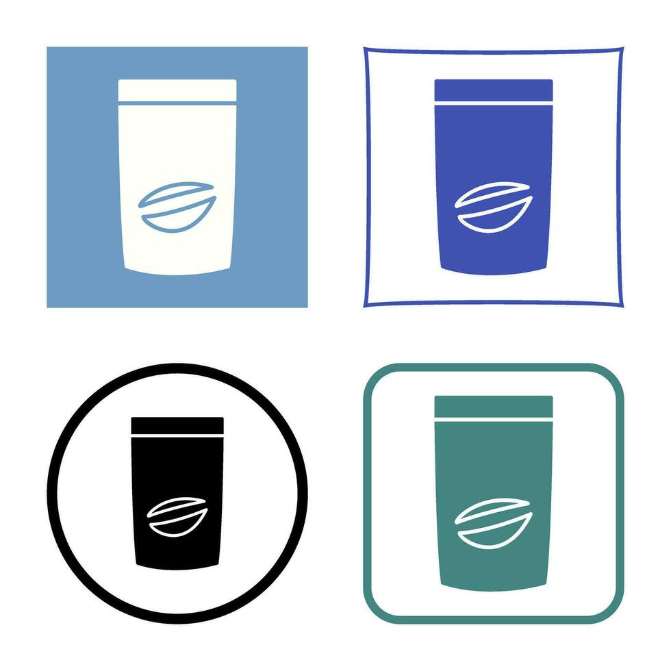 icono de vector de bolsa de café