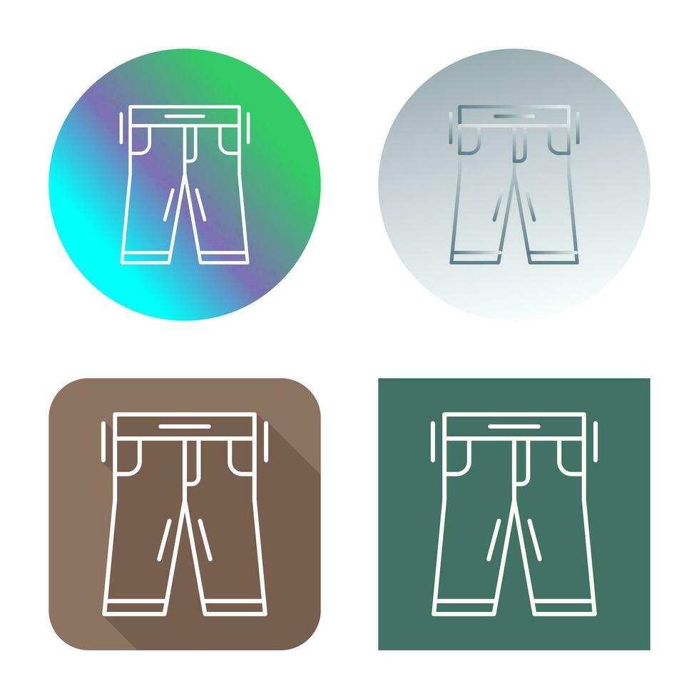 icono de vector de pantalones