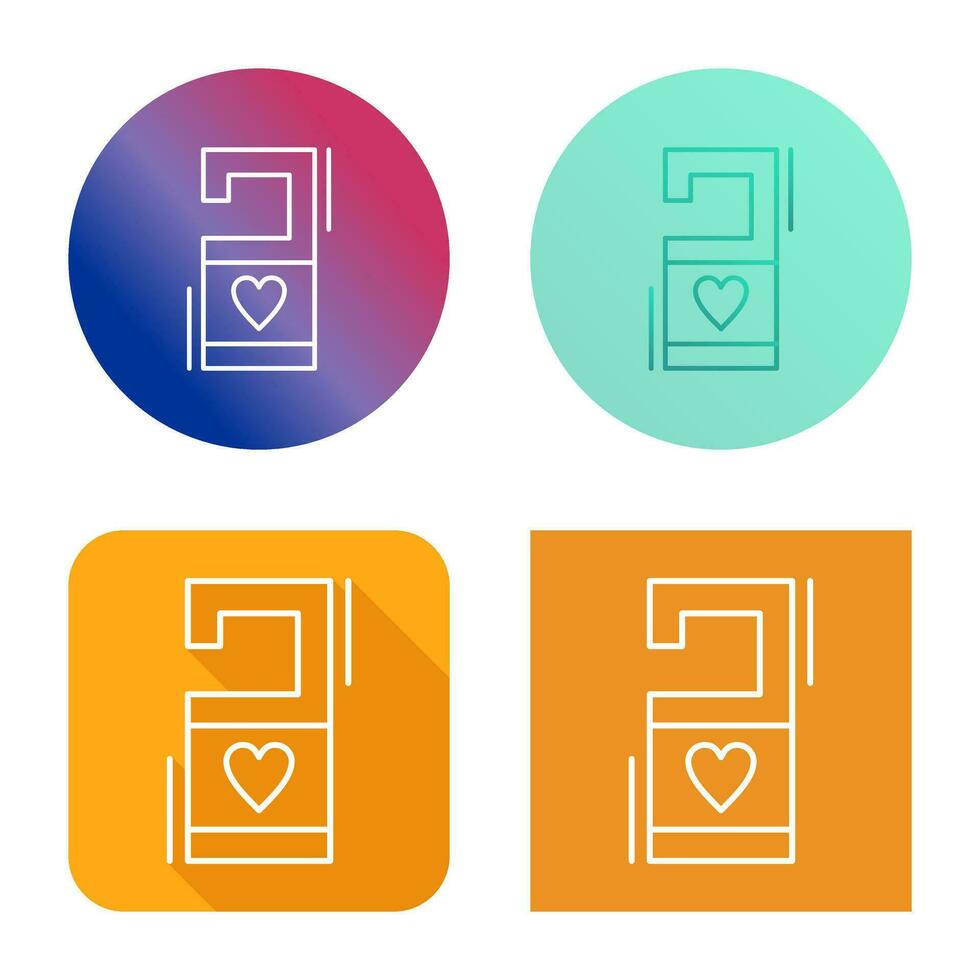 Door Knob Sign Vector Icon