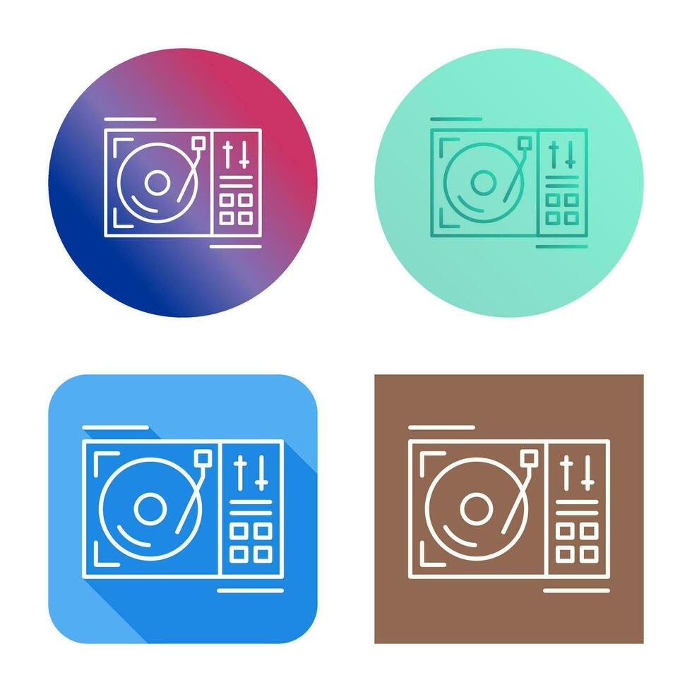 Turntable Vector Icon