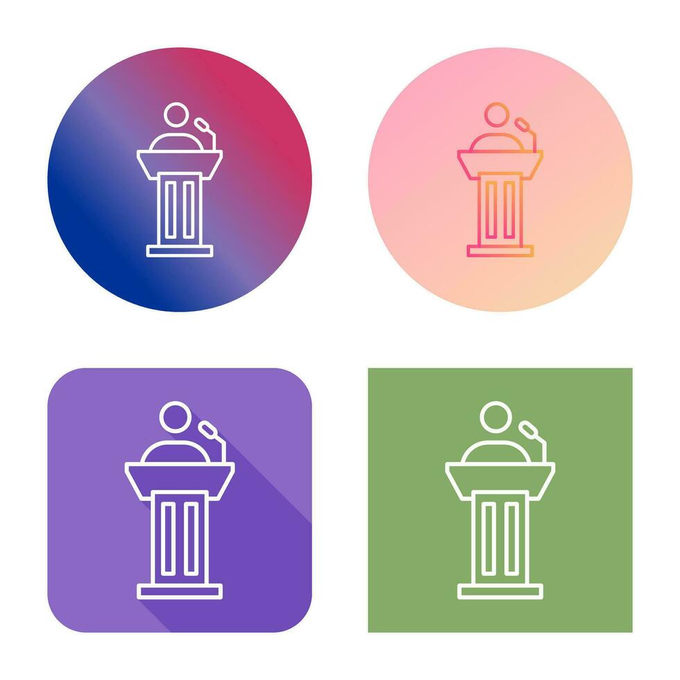 Podium Vector Icon