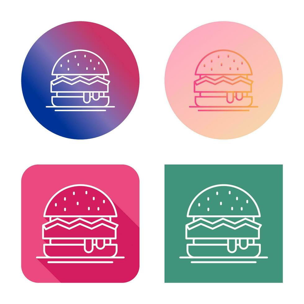 Hamburger Vector Icon
