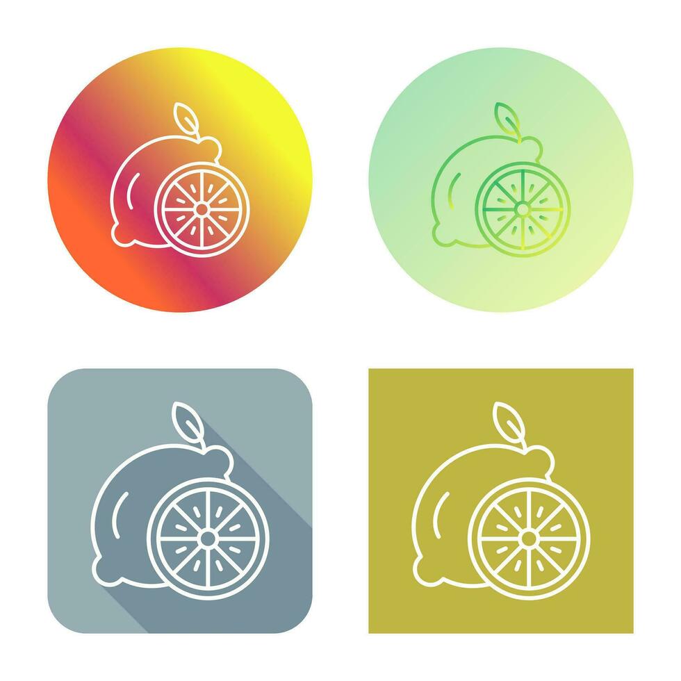 Lemon Vector Icon