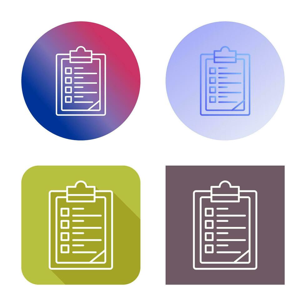 Clipboard Vector Icon