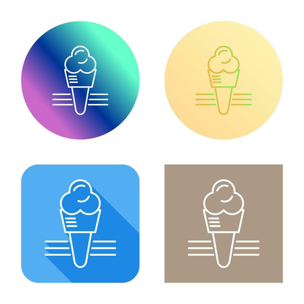 icono de vector de helado