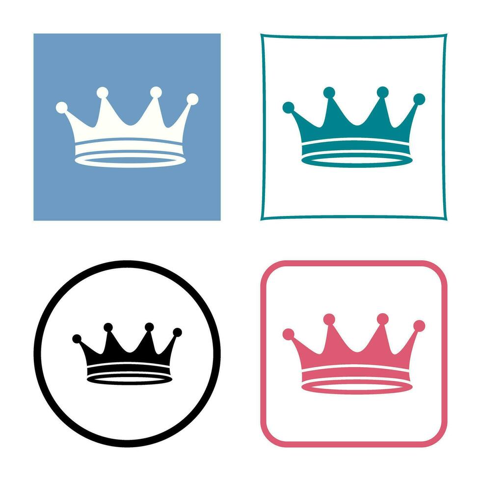 King Crown Vector Icon