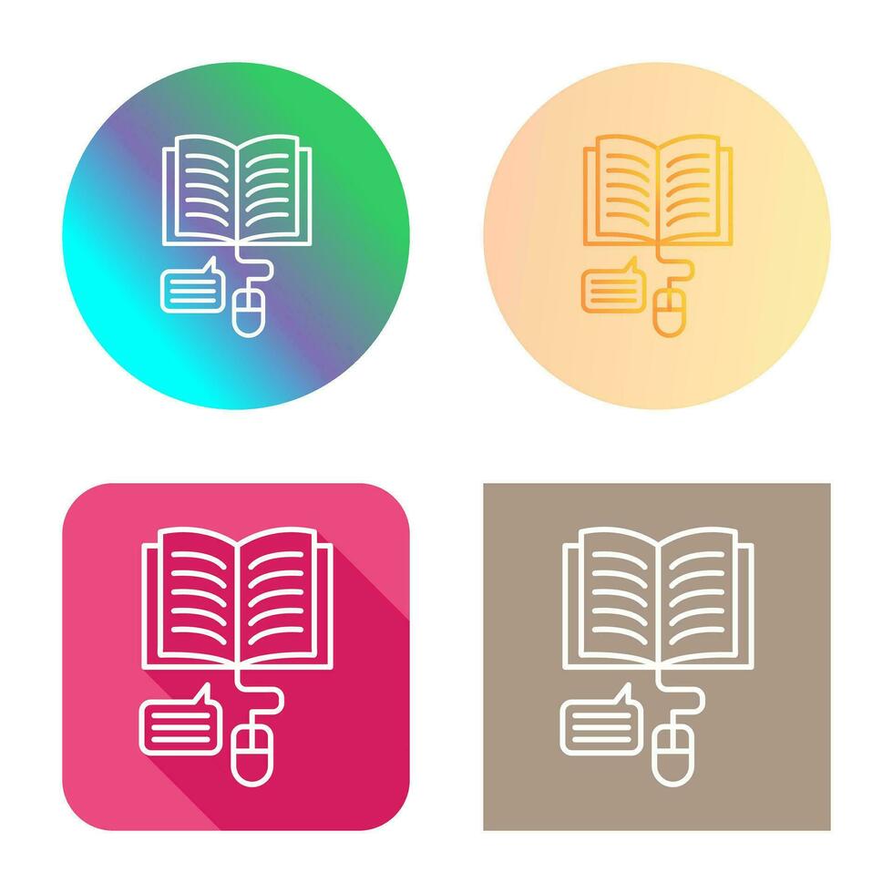 Online Learning Vector Icon