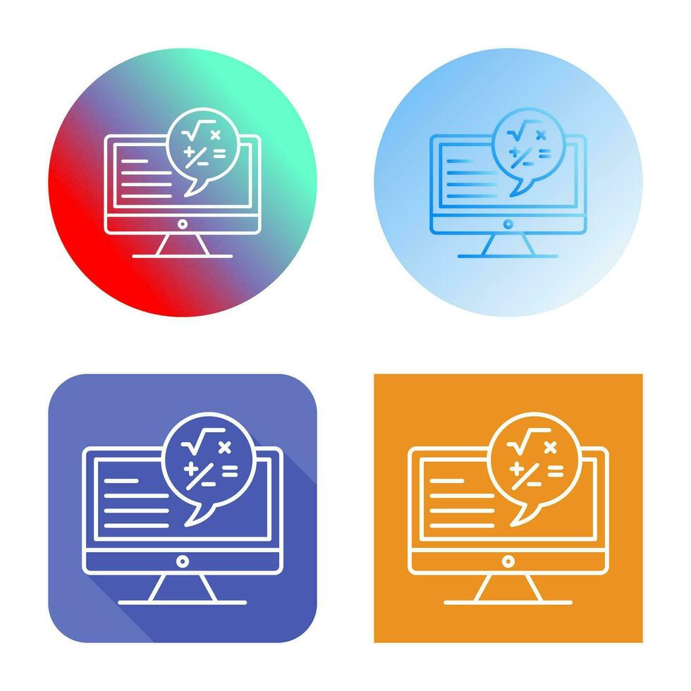 Maths Vector Icon