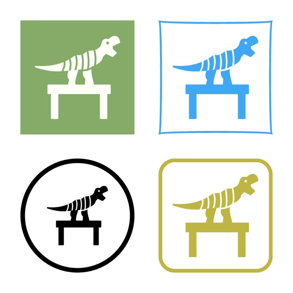 Bones Exhibit Vector Icon