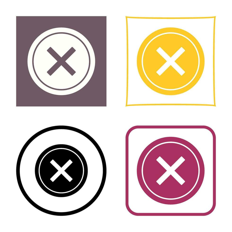 Do Not Cross Vector Icon