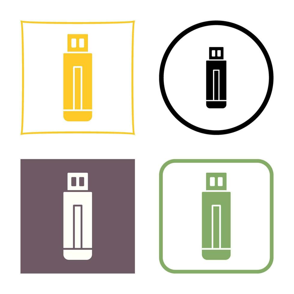 USB Drive Vector Icon