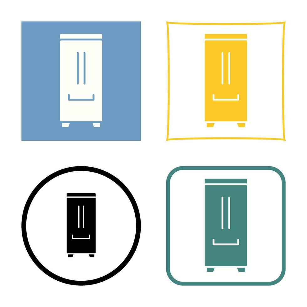 Refrigerator Vector Icon