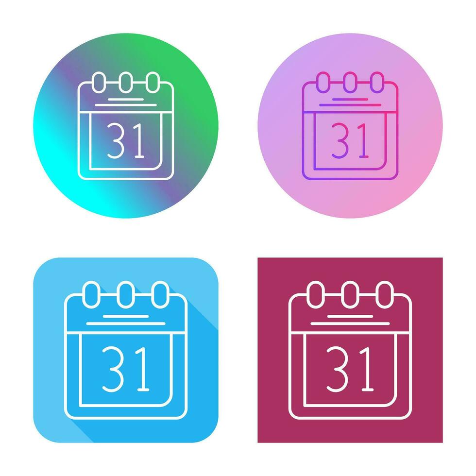 Calendar Vector Icon