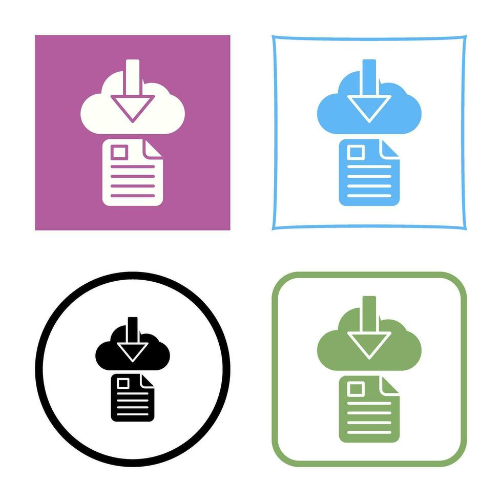 File Download Vector Icon
