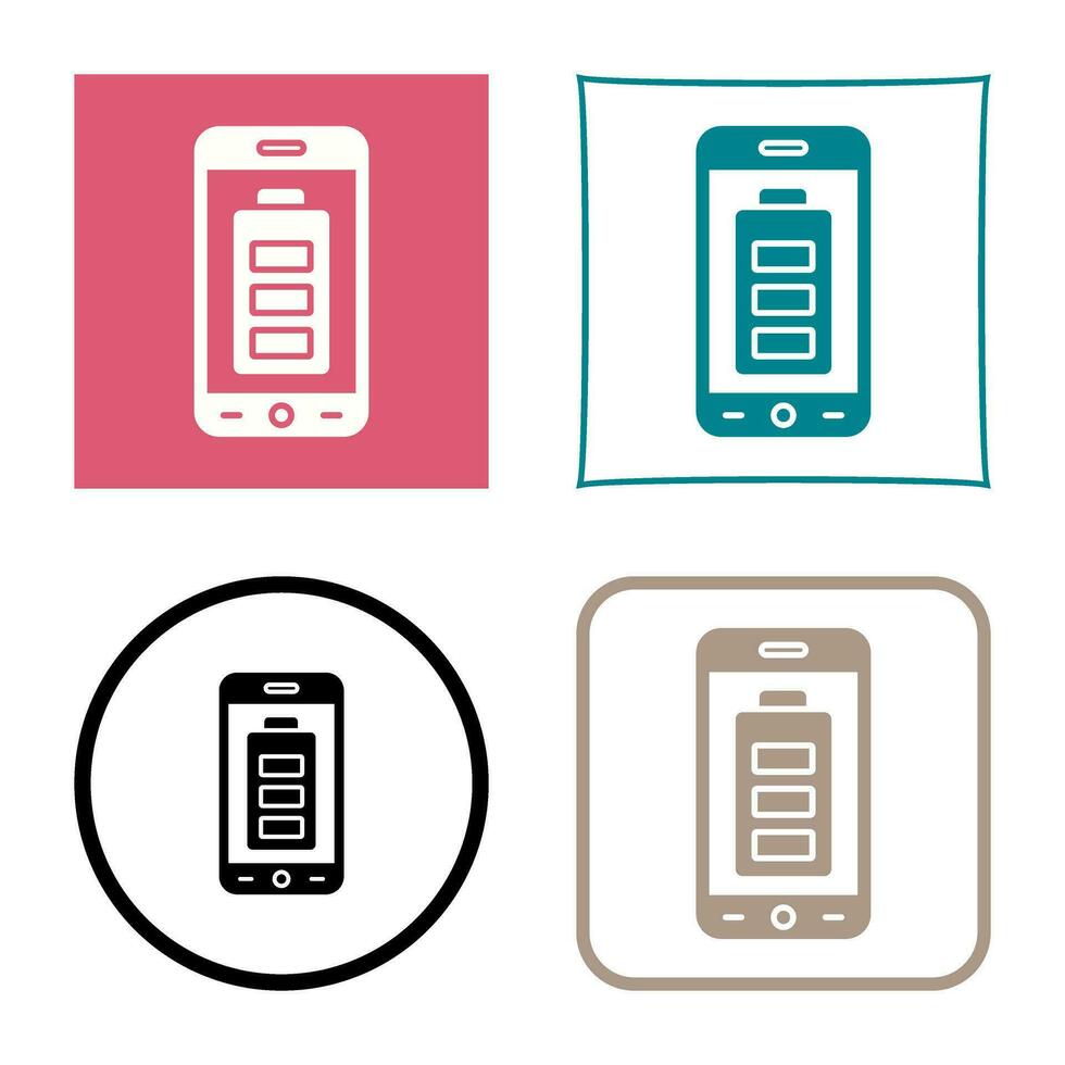 Mobile Battery Vector Icon