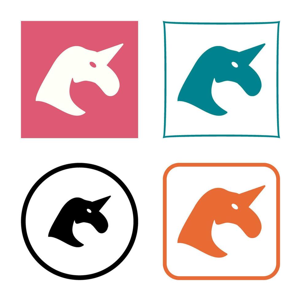 Unicorn Vector Icon