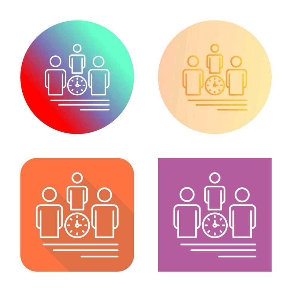 Team Management Vector Icon