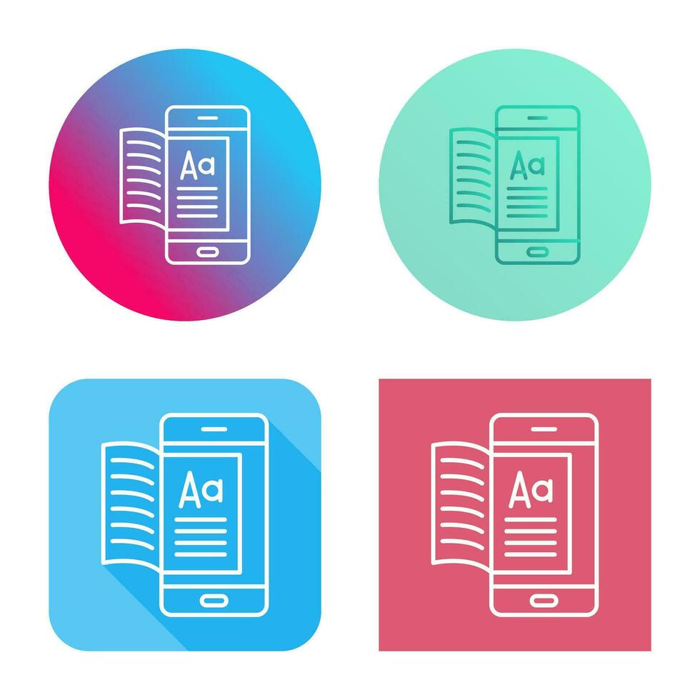Ebook Vector Icon