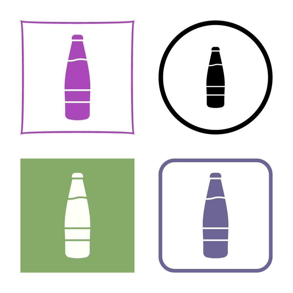 Beer Bottle Vector Icon