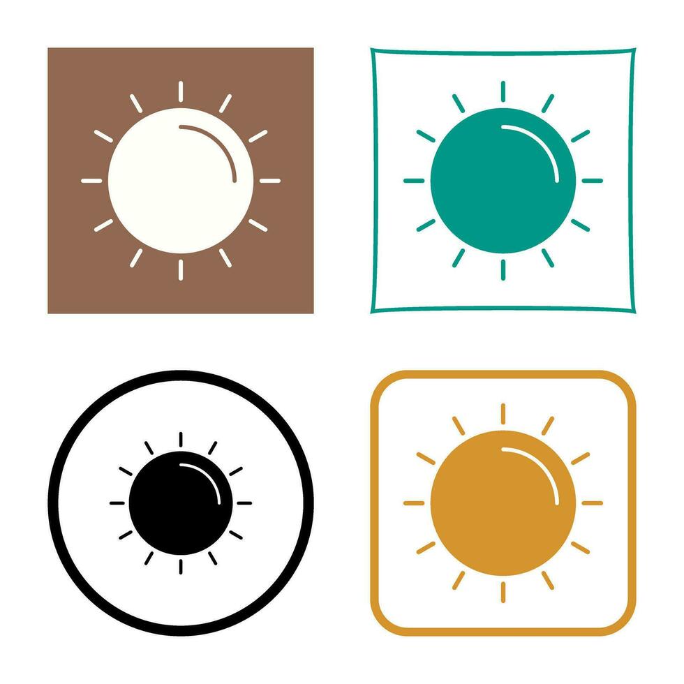 Sun Vector Icon