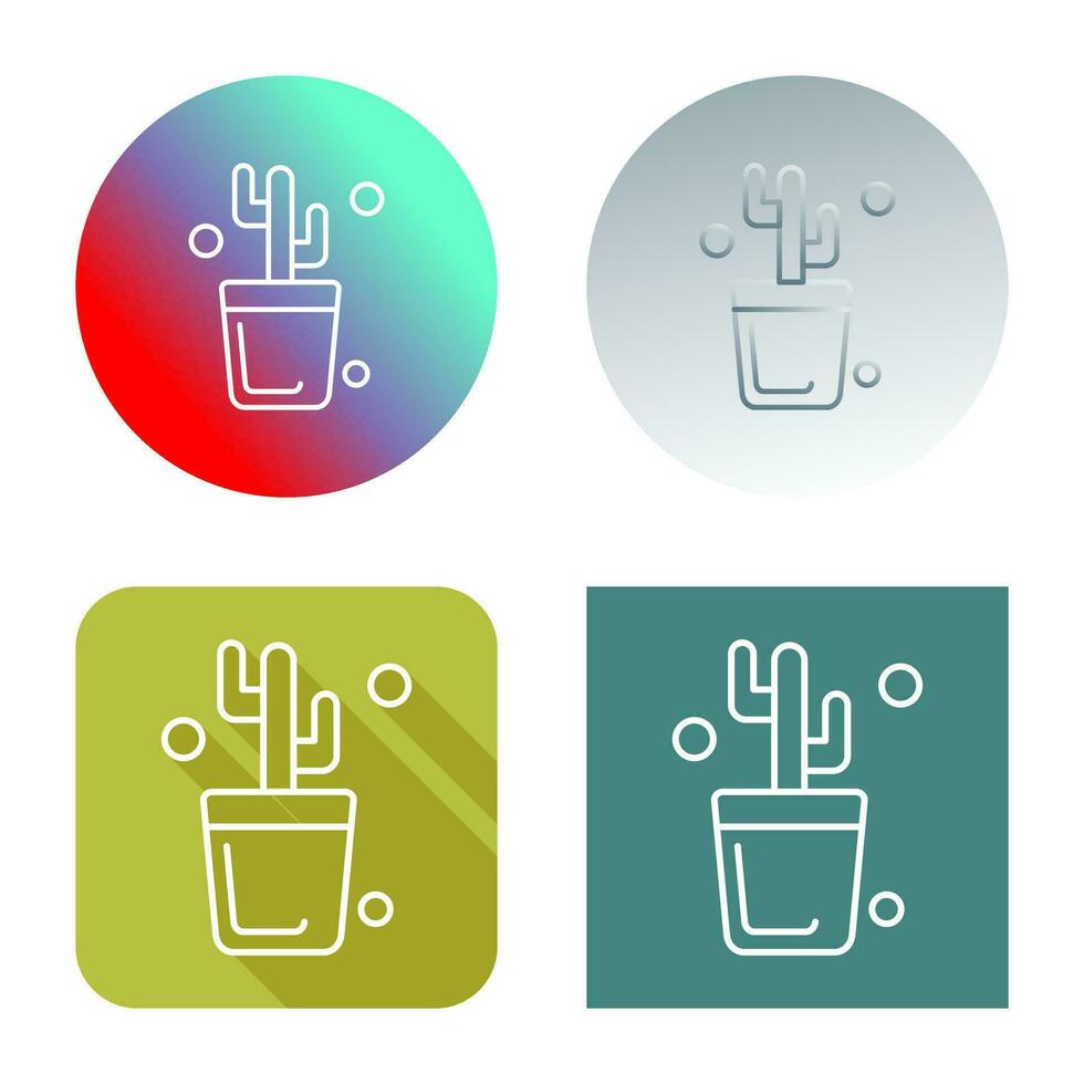 icono de vector de cactus