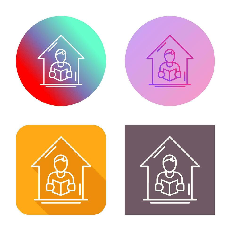 Home Learning Vector Icon