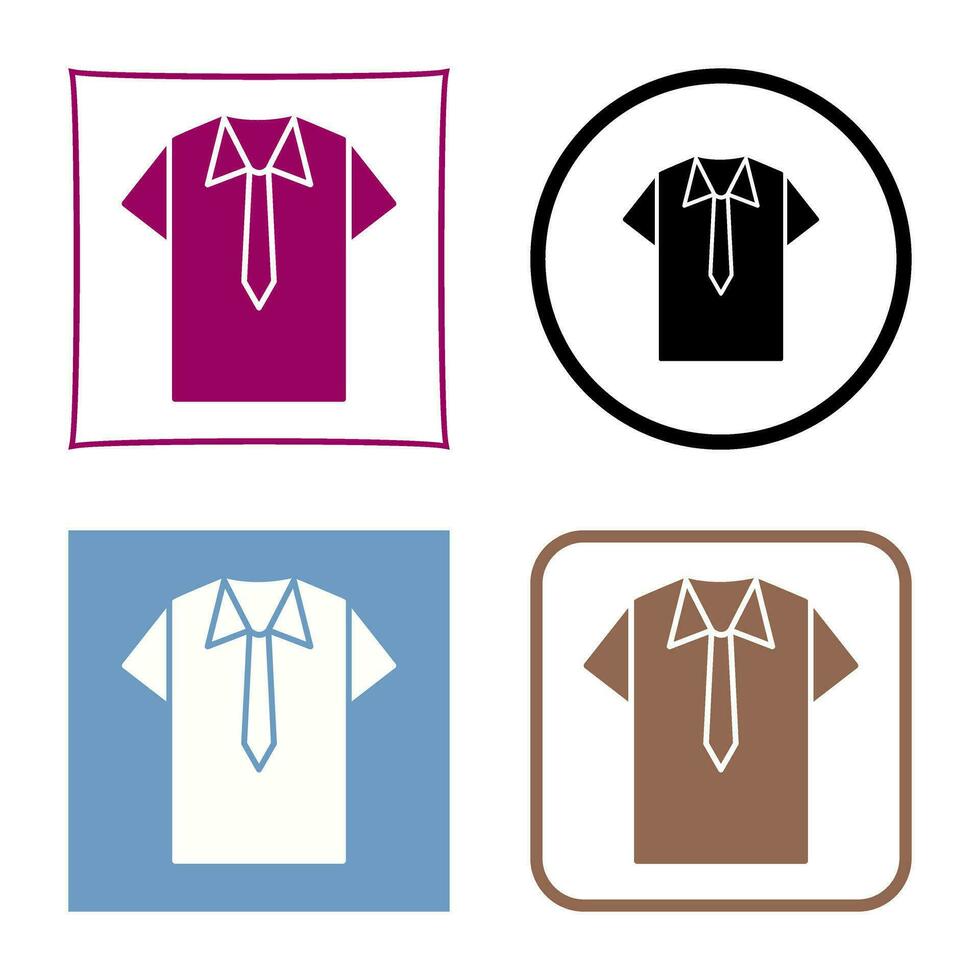Shirt and Tie Vector Icon