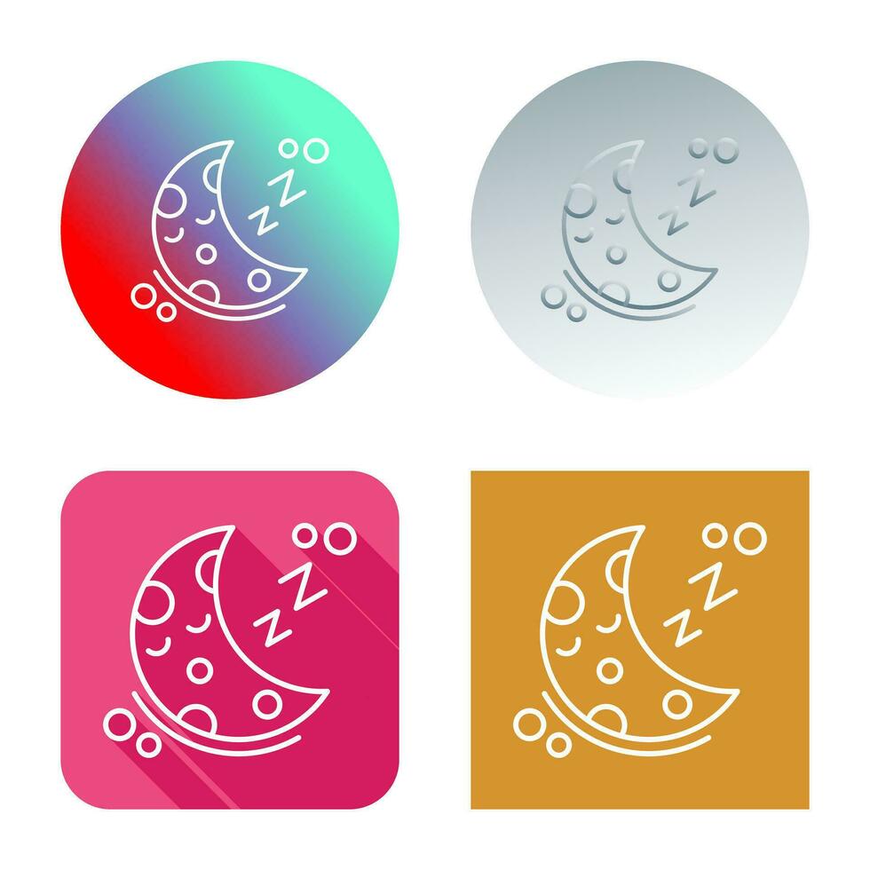 Sleeping Vector Icon