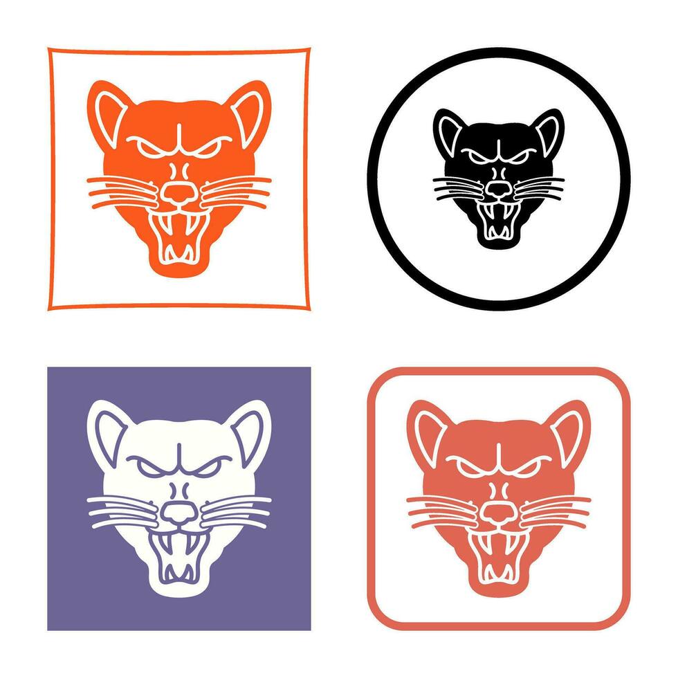 icono de vector de lobo