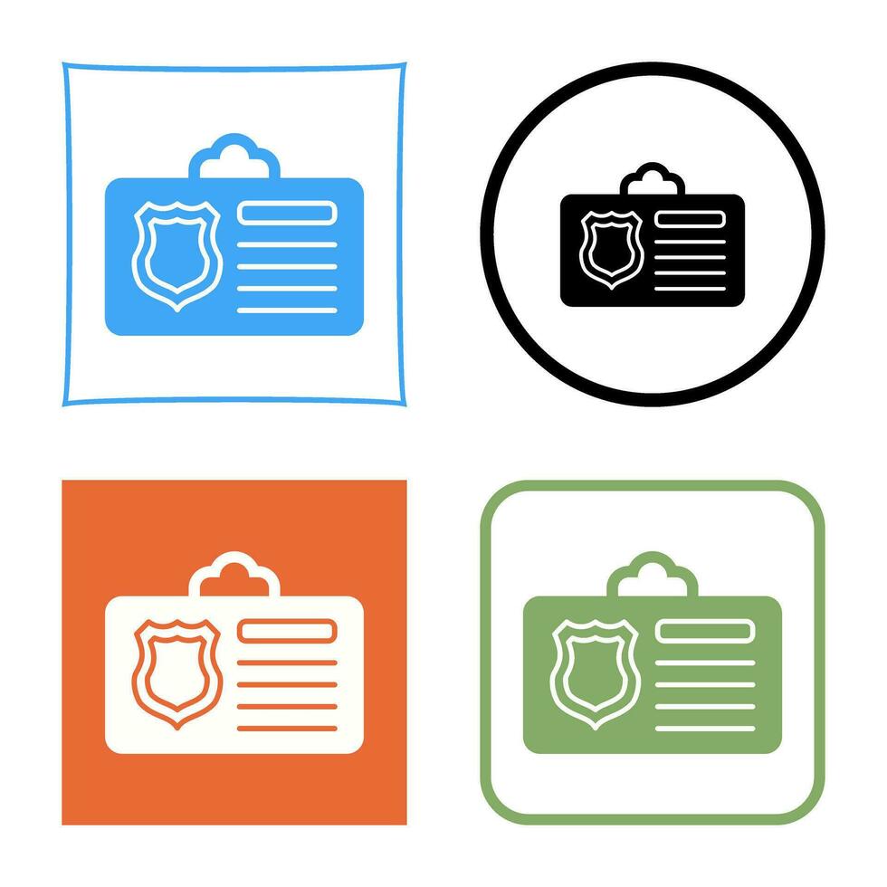 Id Card Vector Icon