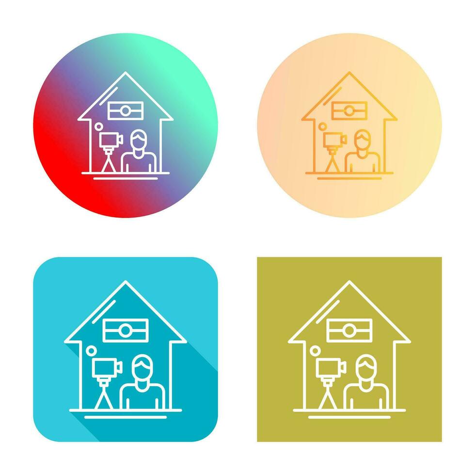 Lie Record Vector Icon