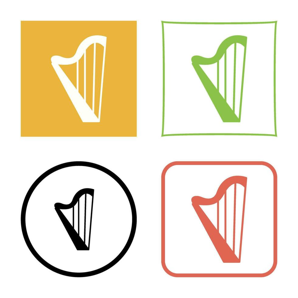 Harp Vector Icon