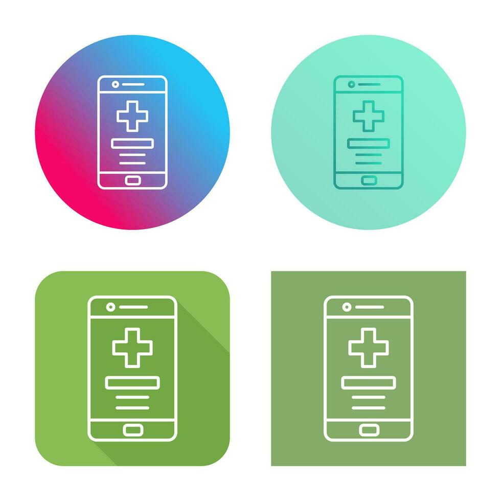 Medical App Vector Icon