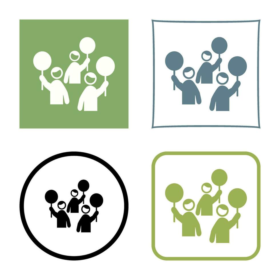 Protest Vector Icon