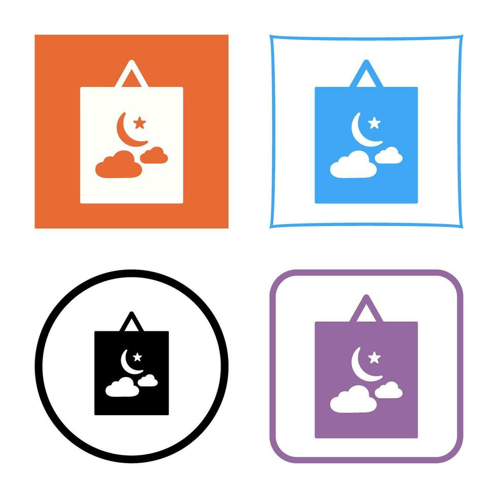 Hanging Painting Vector Icon