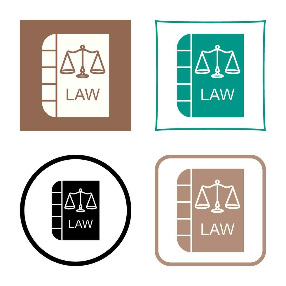 Law and Order Vector Icon