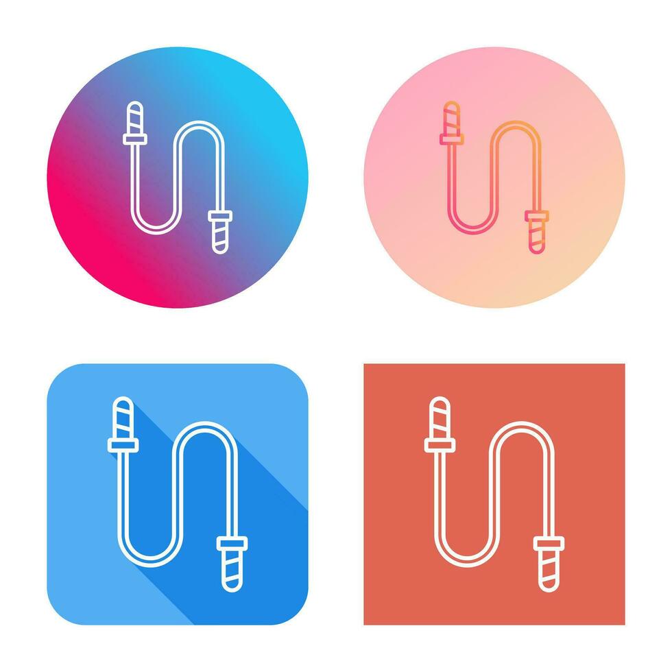 Jumping Rope Vector Icon