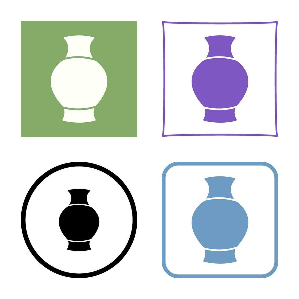 Antique Jar Vector Icon