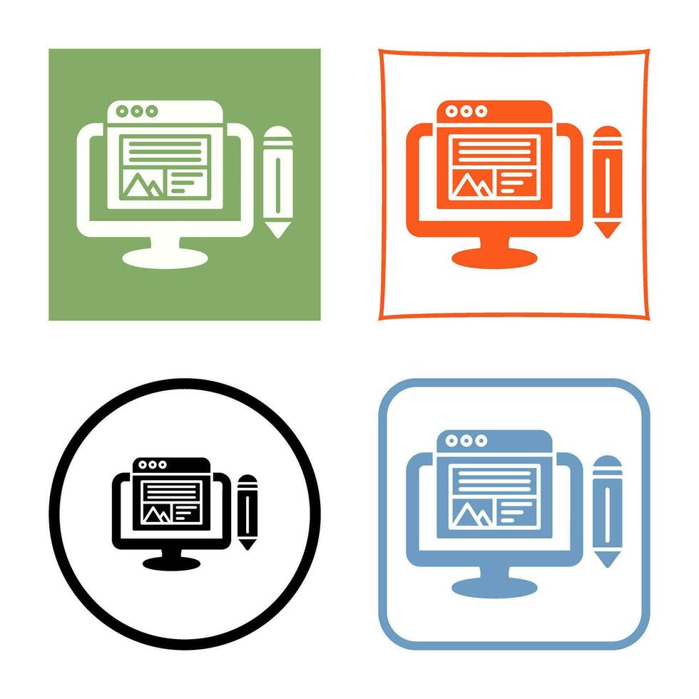 Web Design Vector Icon