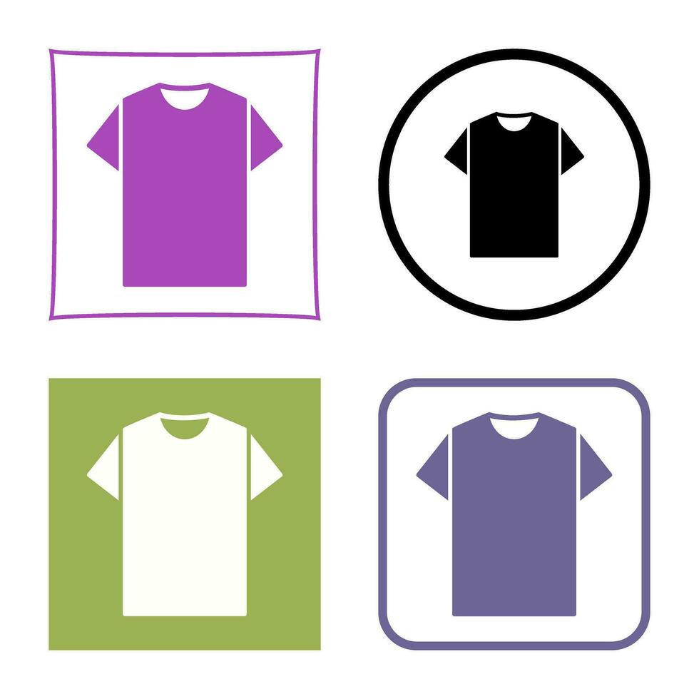 Plain T Shirt Vector Icon