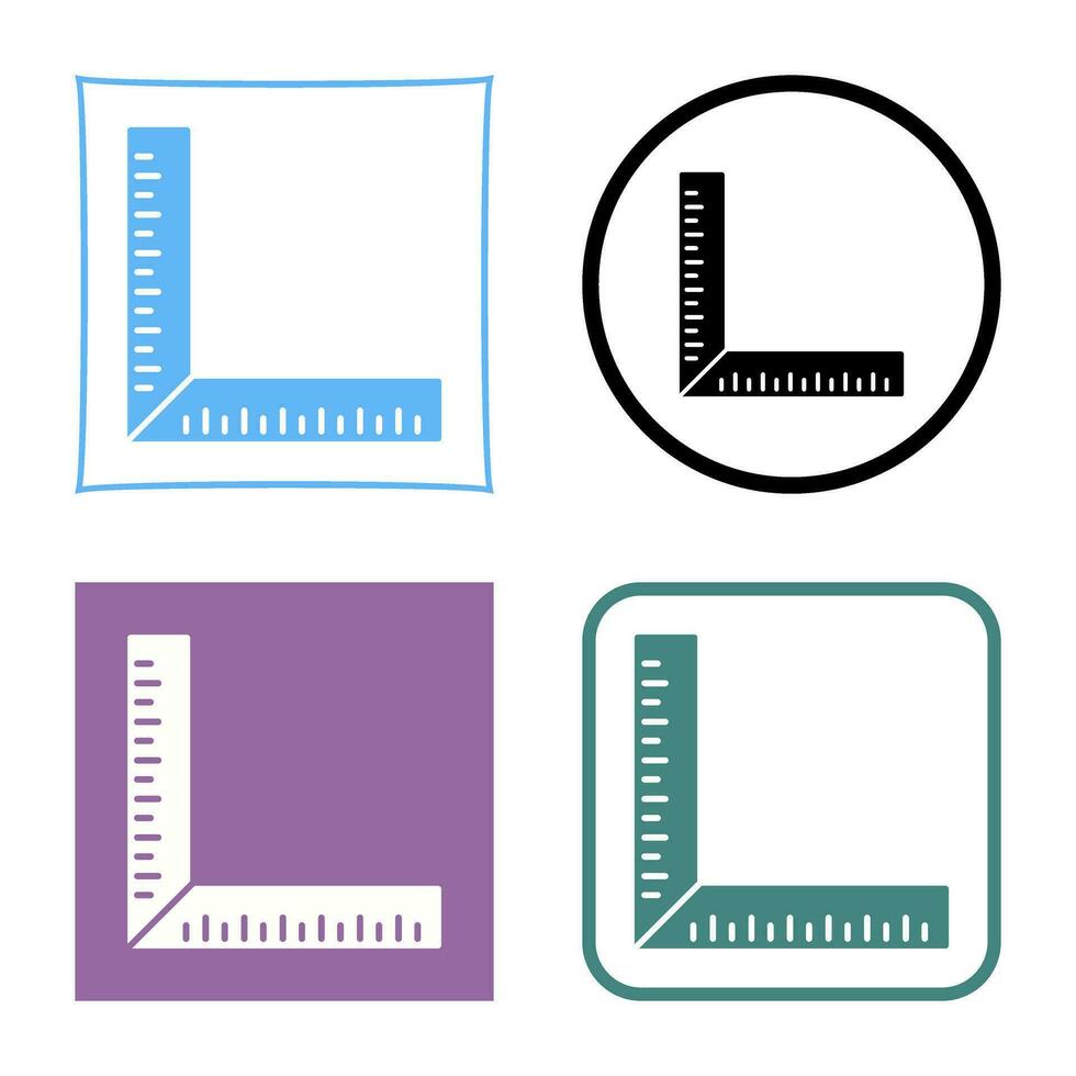 square Ruler Vector Icon