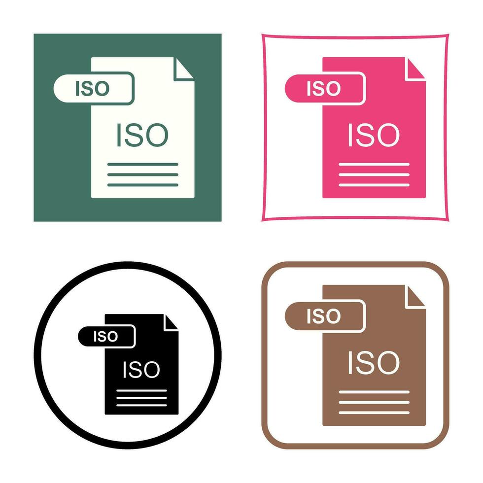 ISO Vector Icon