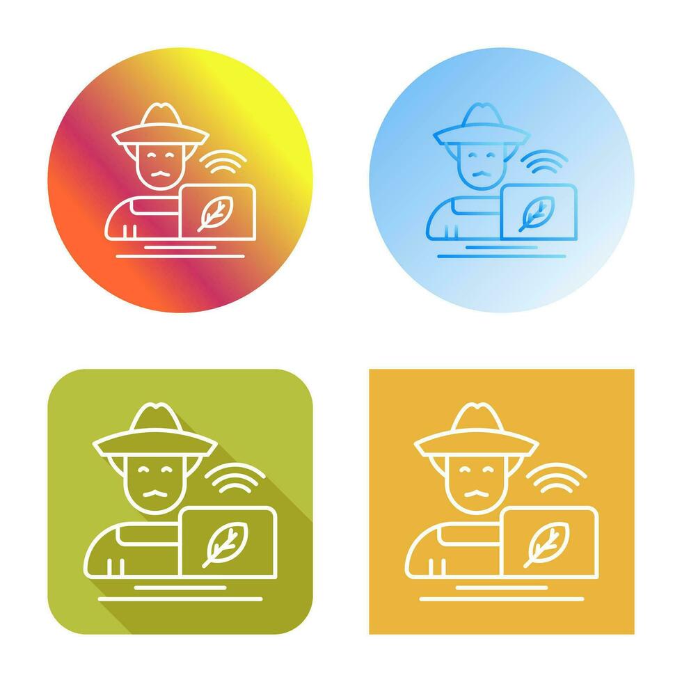 Farmer Vector Icon