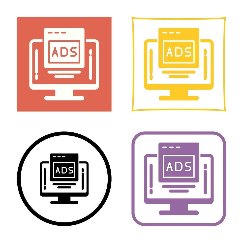 Digital Advertising Vector Icon